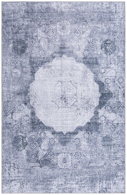 5' 3 x 8' Fallowfield · Medallion Washable Rug, gray ivory