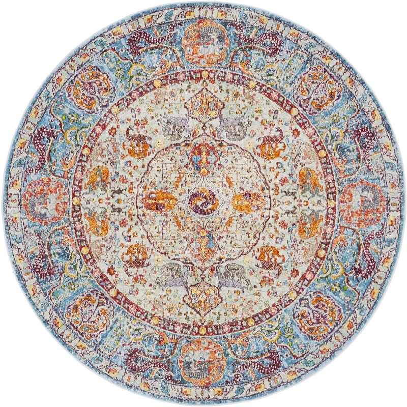 5' 5 x 5' 5 Lyme · Medallion rug