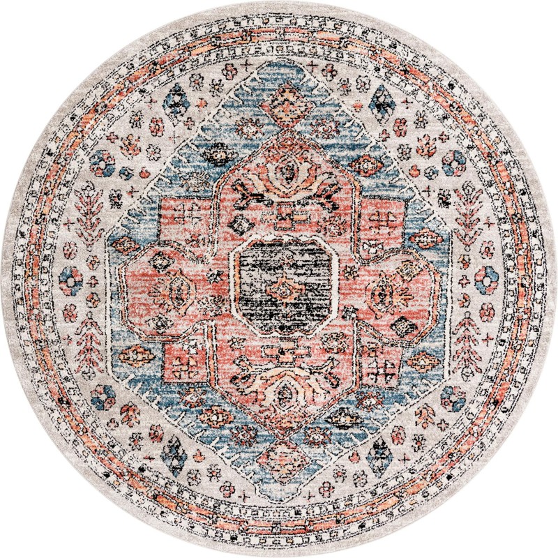 Rushmore · Border rug, gray