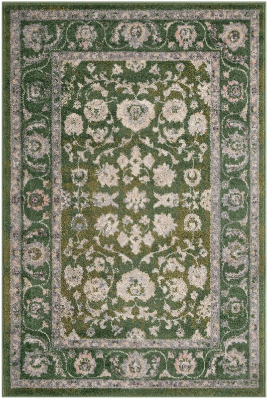 Aspen · Border rug, green
