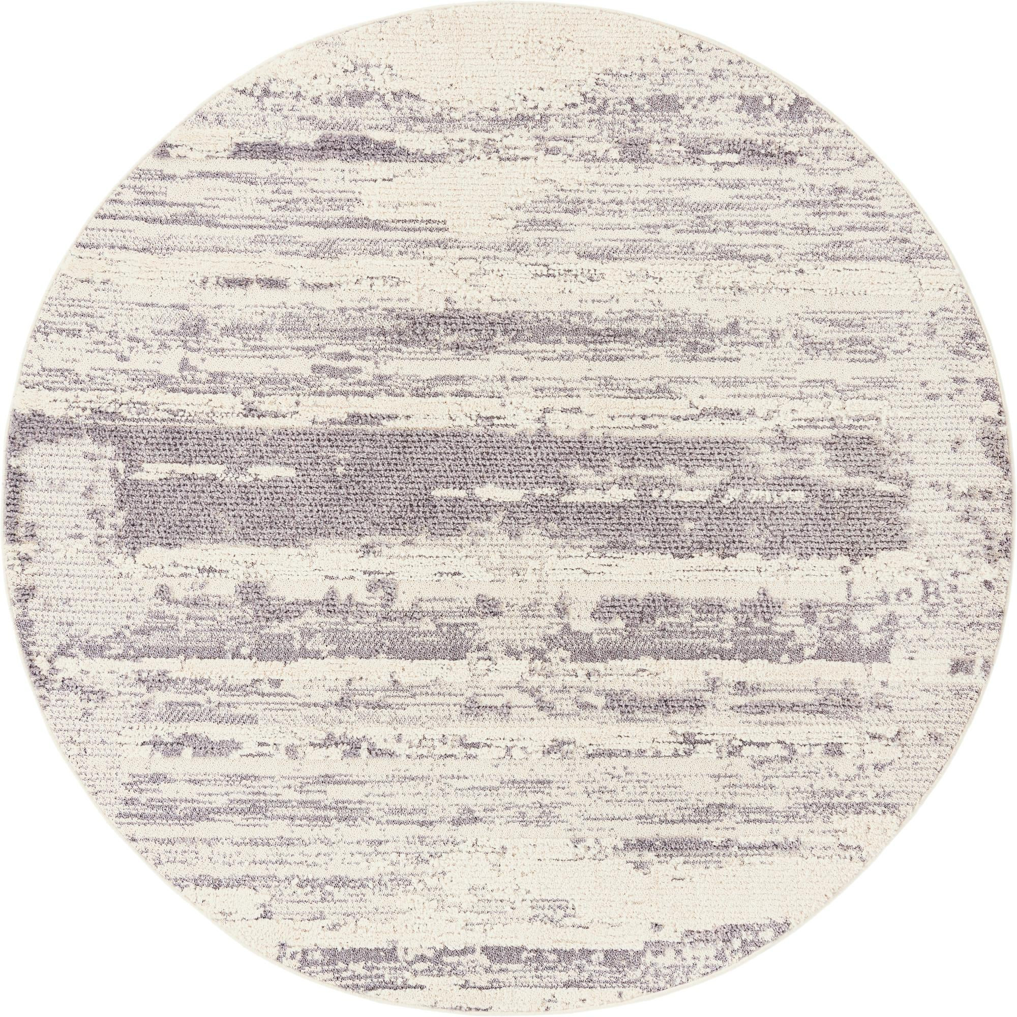7' x 7' Edgerton · Abstract rug, sand