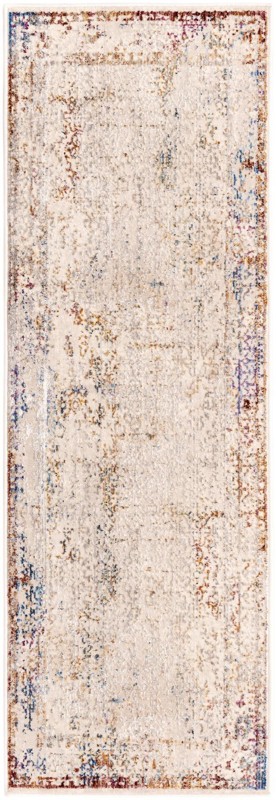 2' x 6' Malcolm · Border rug, ivory
