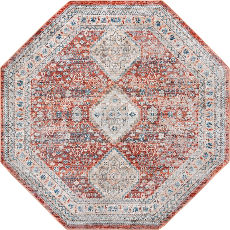 Greenbriar · Border rug, red