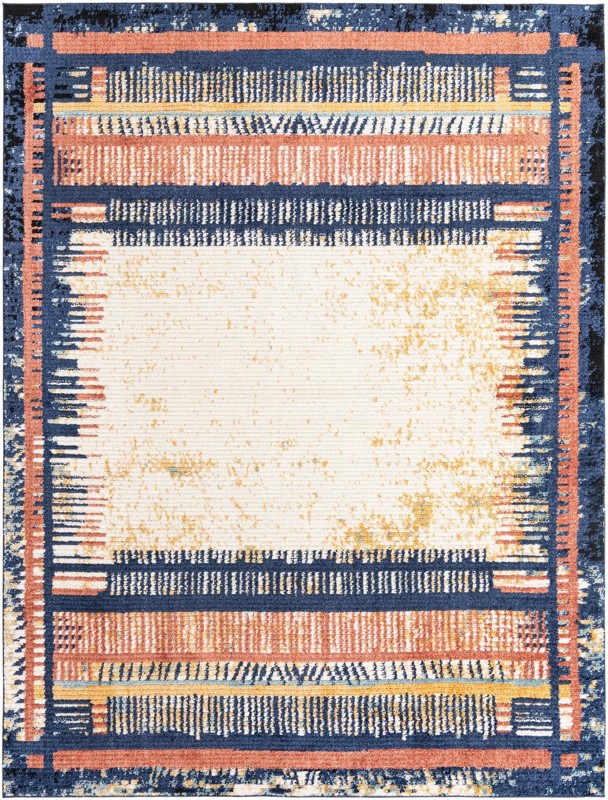 9' 10 x 13' Cardew · Border rug, multi