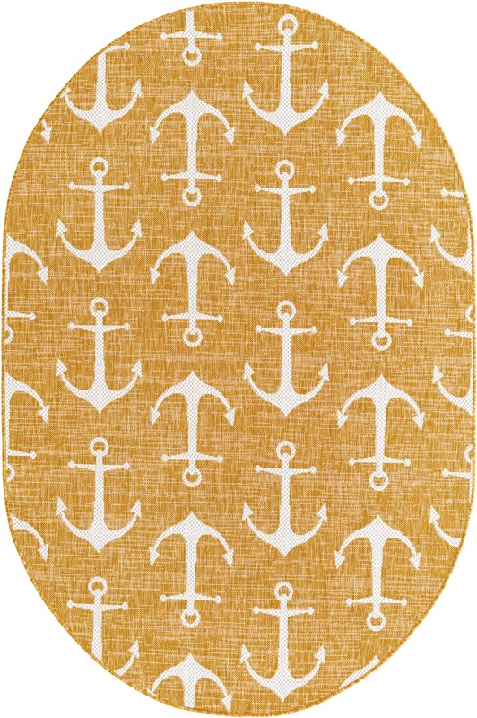 Millbrook · Pictoral Outdoor Rug, yellow
