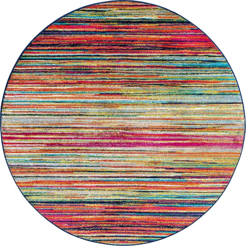 7' x 7' Lynch · Abstract rug, multi