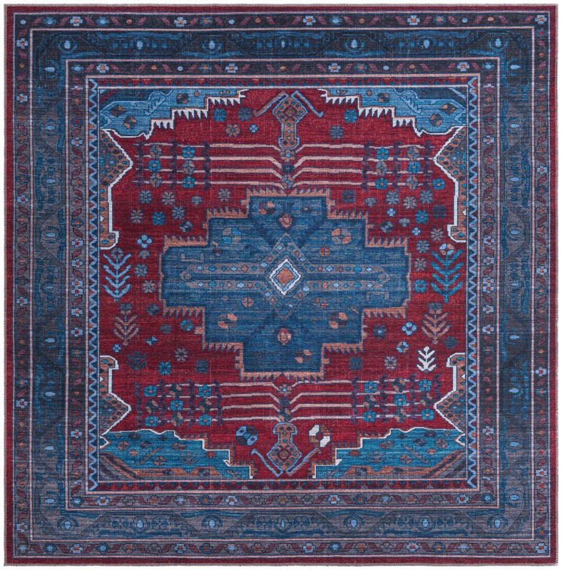 7' 10 x 7' 10 Lockhart · Border Washable Rug