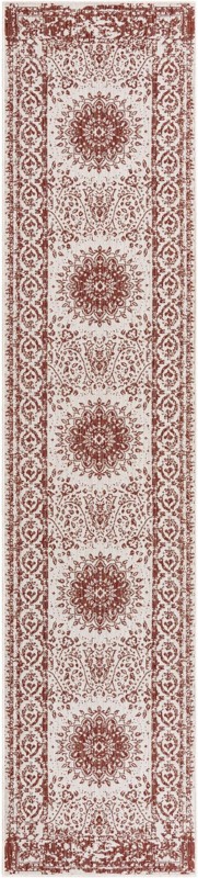 Royce · Border Outdoor Rug, rust red
