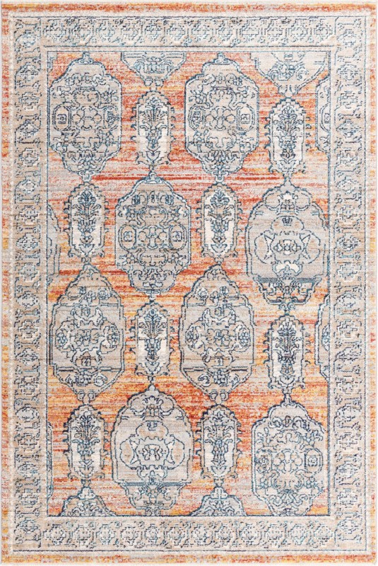 5' 3 x 8' Pullman · Border rug