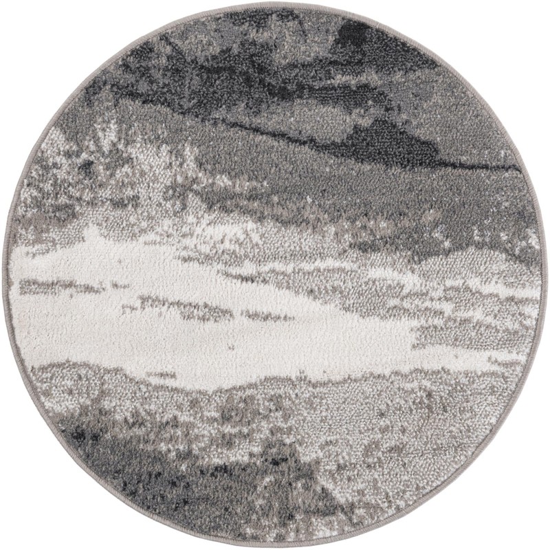 Satterfield · Abstract rug, black