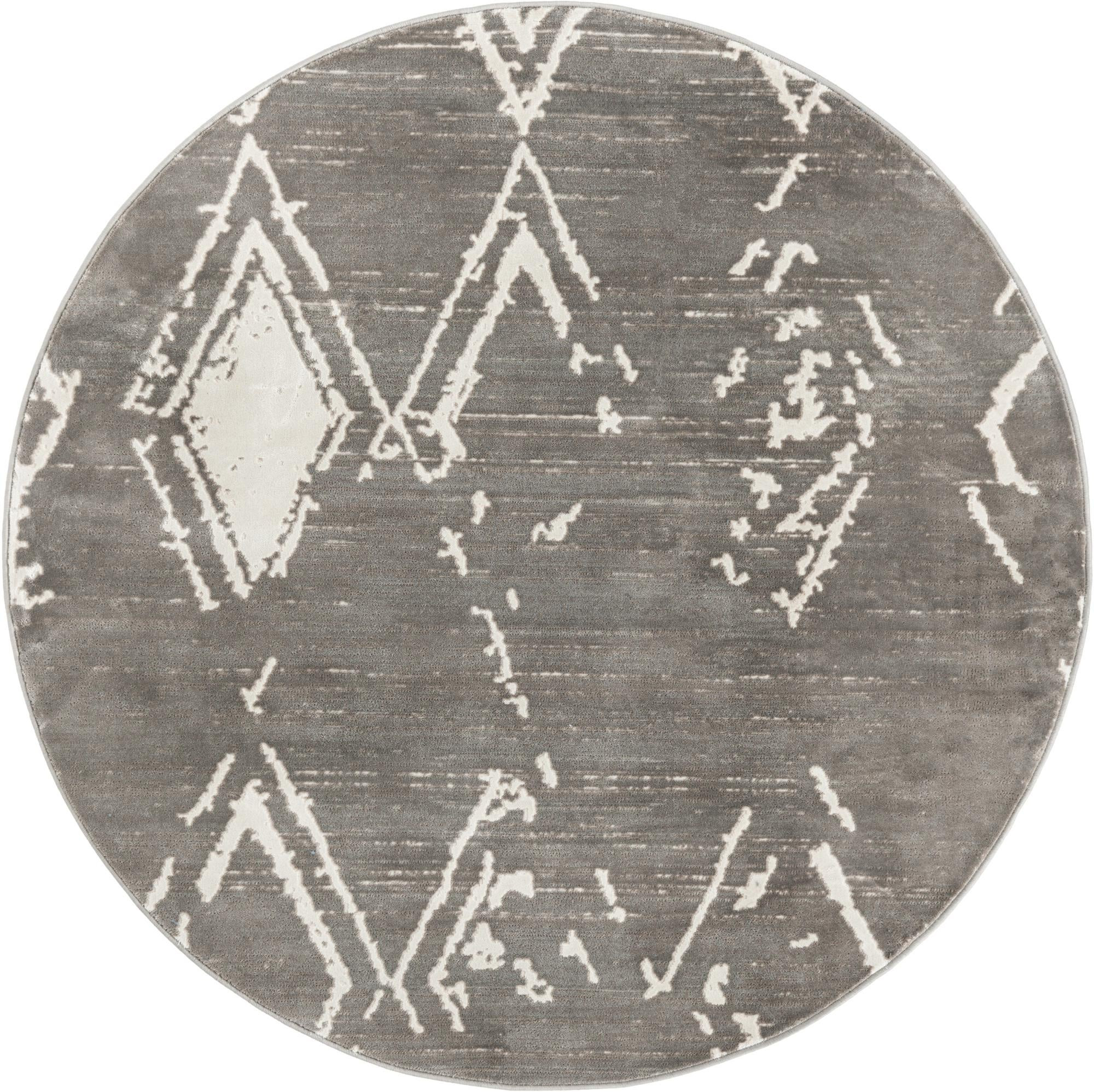 5' 3 x 5' 3 Sorrel · Diamond rug