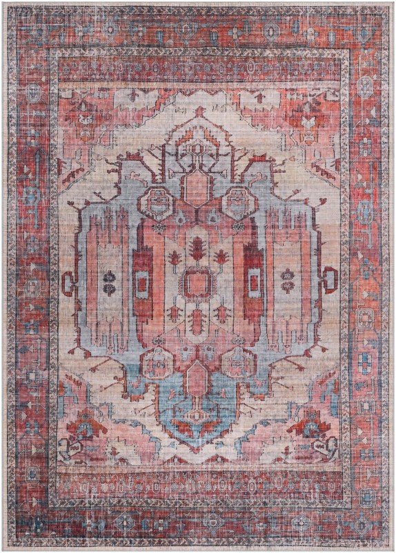 7' 10 x 11' Luther · Medallion rug, beige