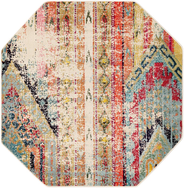 5' x 5' Augustin · Abstract Washable Rug