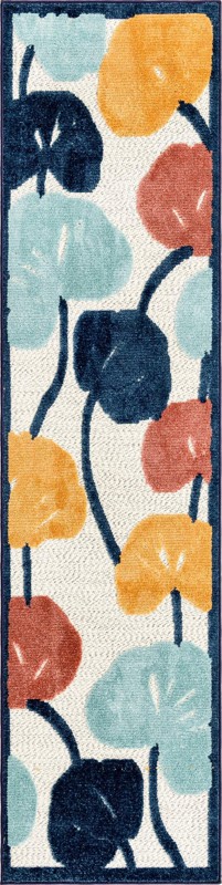Slade · Border Outdoor Rug, ivory