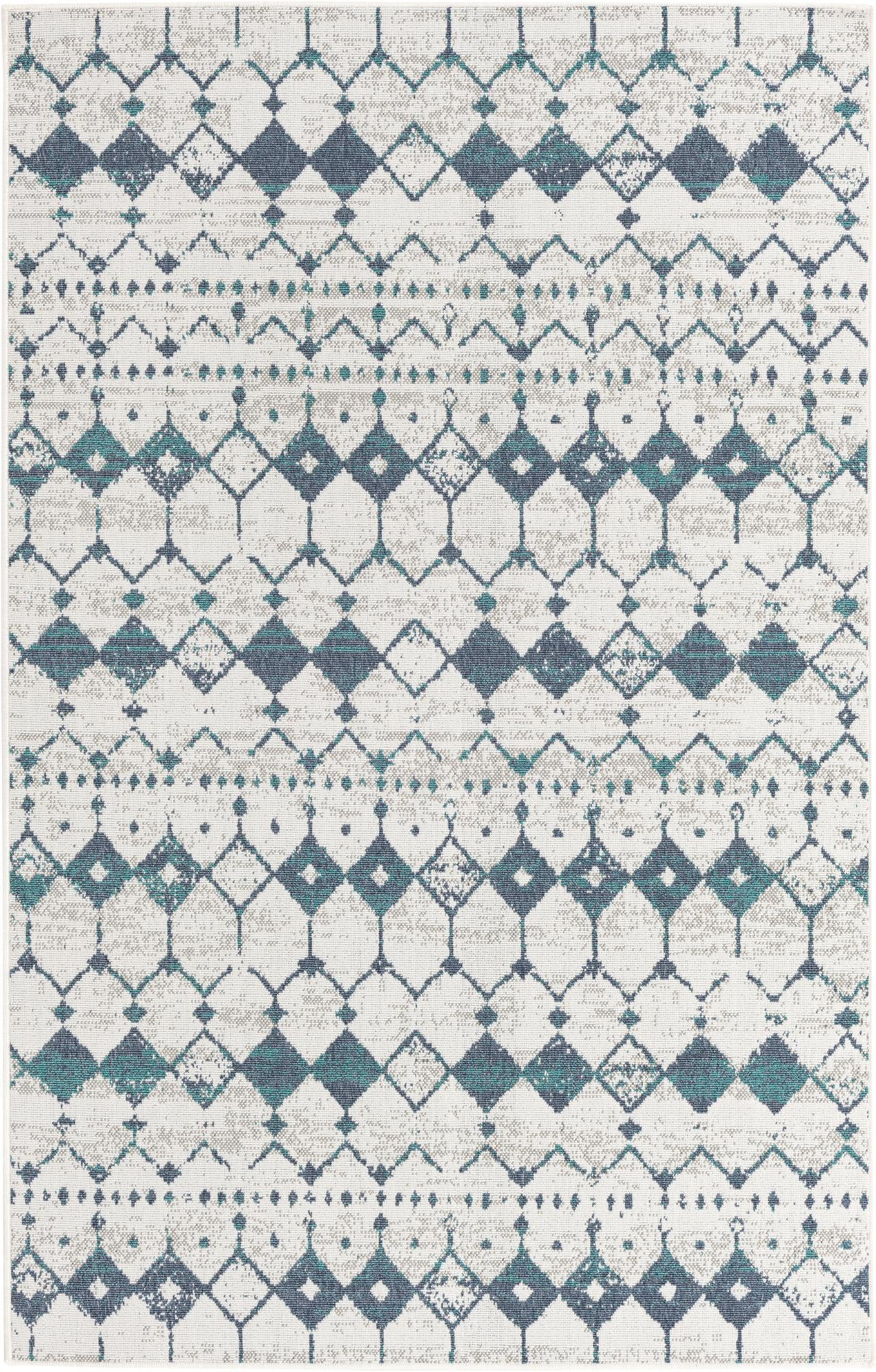 5' 3 x 8' Stowe · Diamond Outdoor Rug