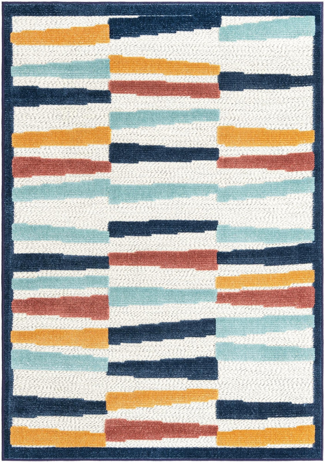 4' x 6' Drummond · Geometric Outdoor Rug, ivory