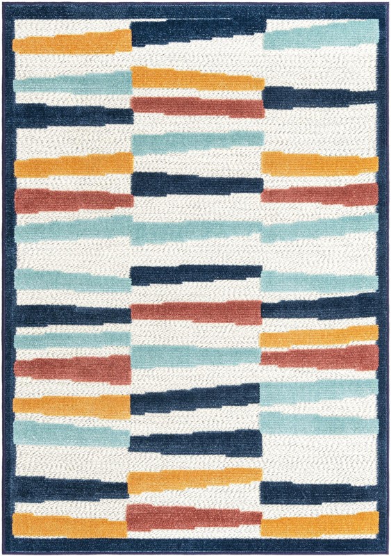 4' x 6' Drummond · Geometric Outdoor Rug, ivory