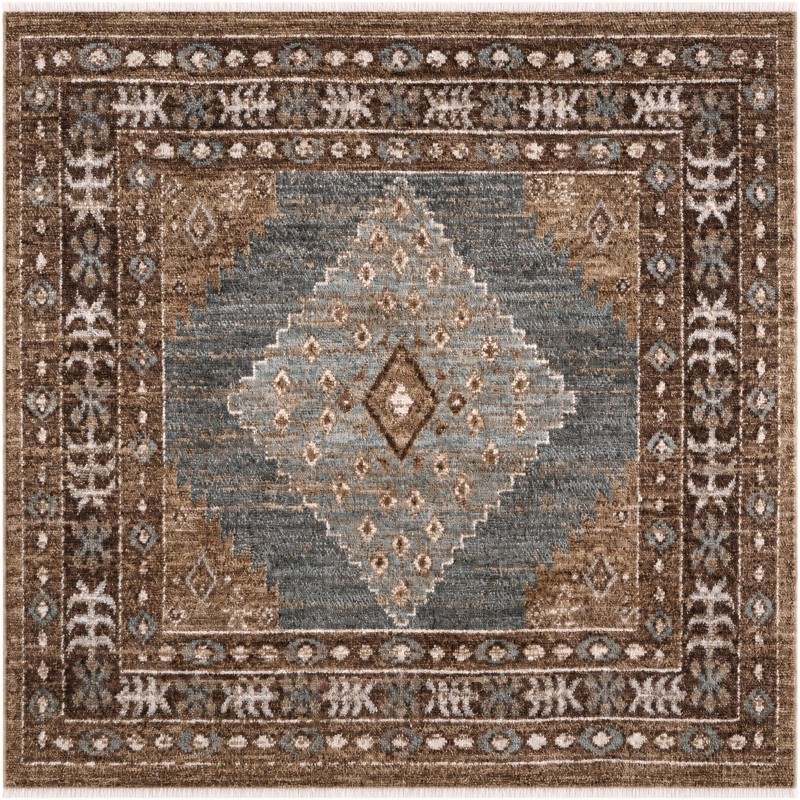 Loveland · Border rug, blue