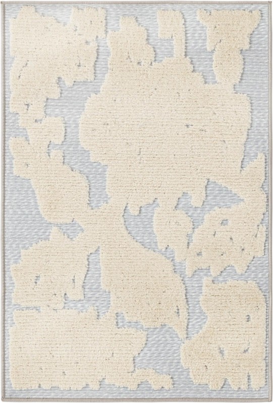 2' x 3' Lidell · Floral / botanical Outdoor Rug, gray