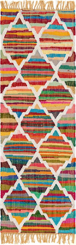 2' 2 x 6' 1 Peploe · Diamond Chindi Rug, multi