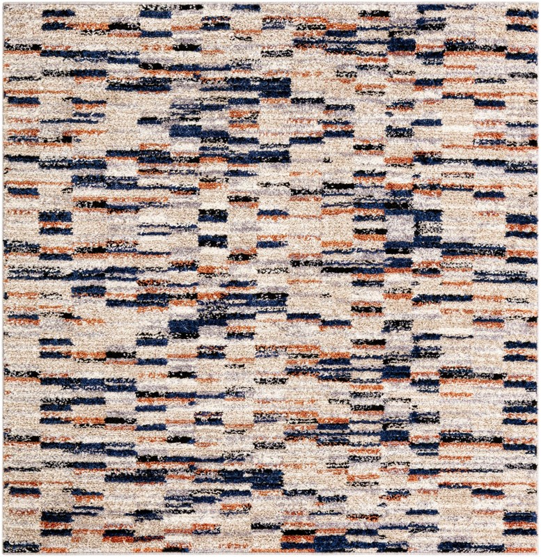 6' x 6' Keystone · Abstract rug, multi