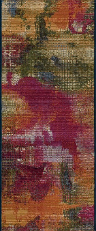2' x 5' Lomax · Abstract Outdoor Rug
