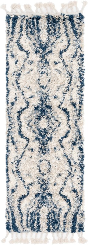 2' 2 x 6' Helena · Medallion Shag Rug, blue