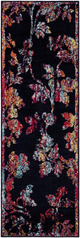 Hunter · Border rug, navy blue