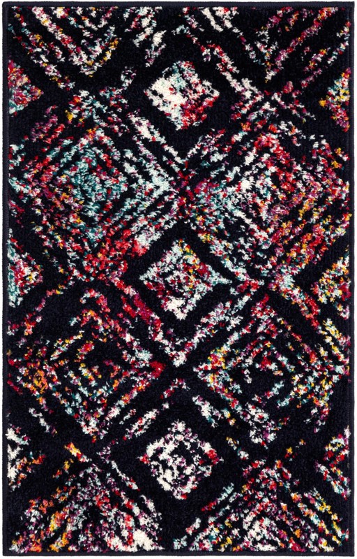 2' x 3' Whimbrel · Diamond rug, multi