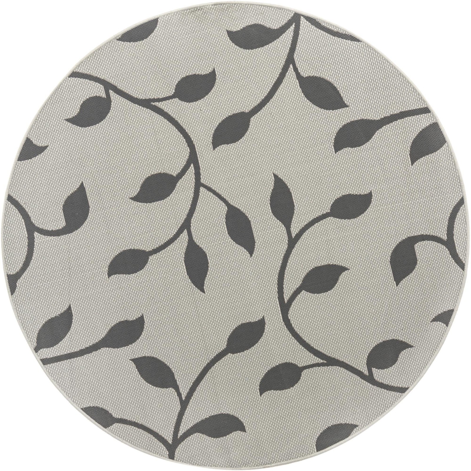 6' x 6' Fanshawe · Floral / botanical Outdoor Rug