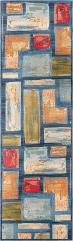 2' 7 x 9' Lomax · Abstract Outdoor Rug