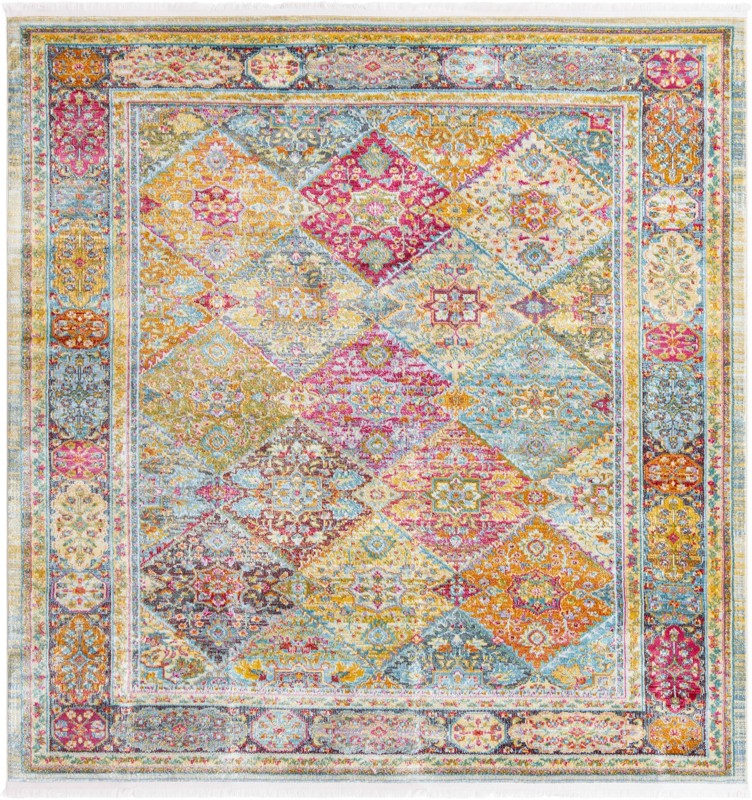 8' x 8' Vail · Border rug