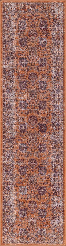 Channing · Border rug, rust