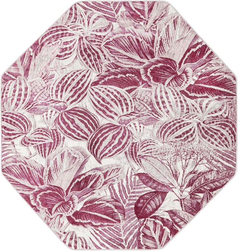 Herrick · Floral / botanical rug, fuschia