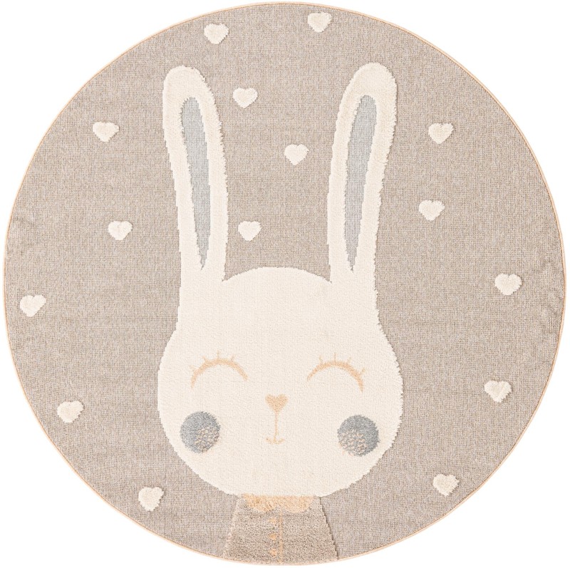 7' x 7' Lovell · Pictoral rug, peach blossom