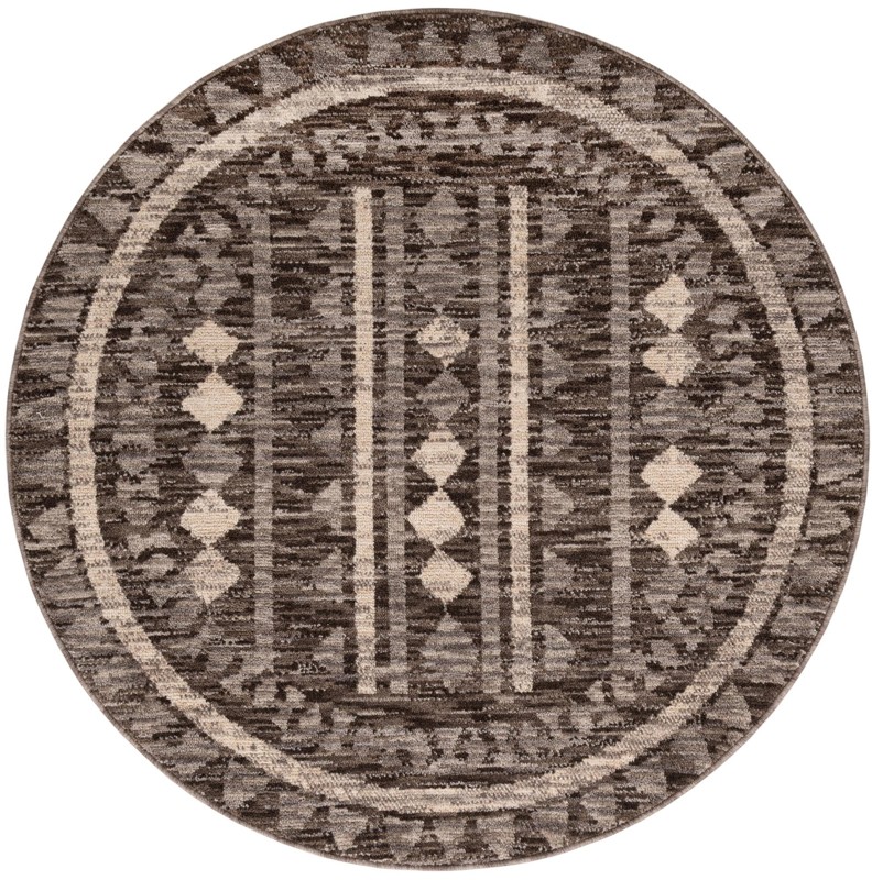 Kearny · Border rug, gray