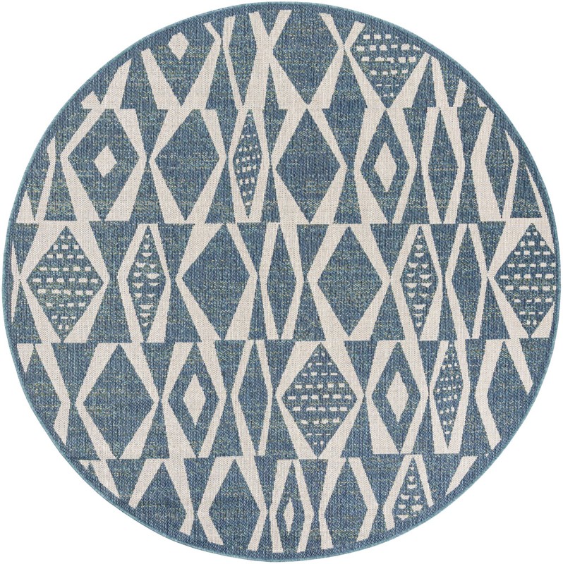Casper · Diamond Outdoor Rug, blue