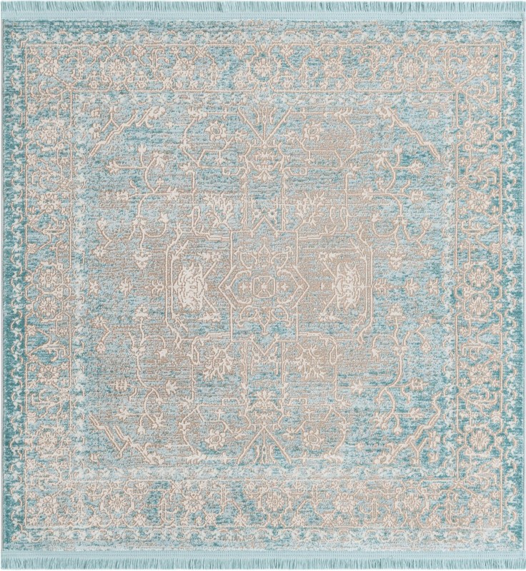 4' x 4' Chester · Border rug