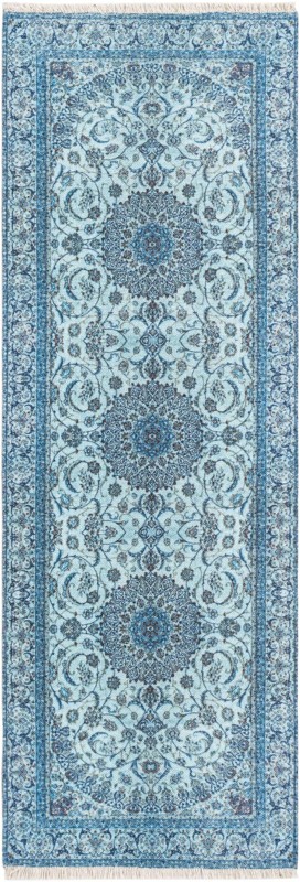 Haworth · Border rug, blue