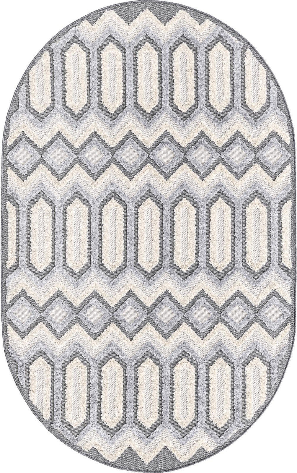 5' 3 x 8' Roddy · Chevron rug, charcoal