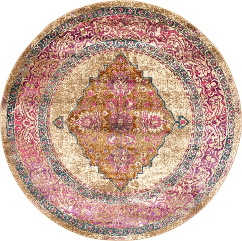 6' x 6' Rogan · Border rug