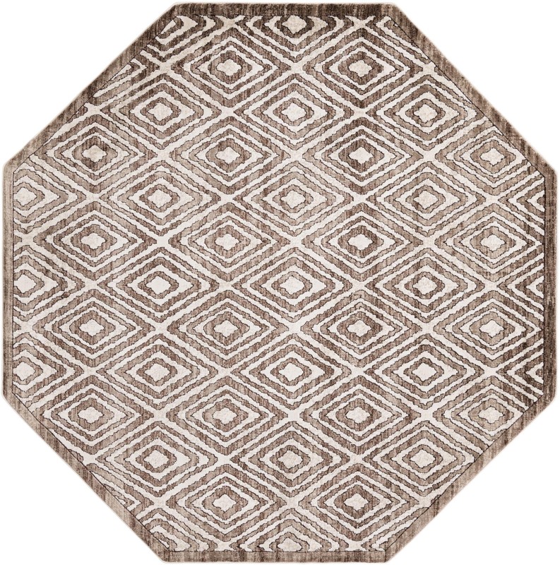 Brattleboro · Diamond rug, chocolate brown