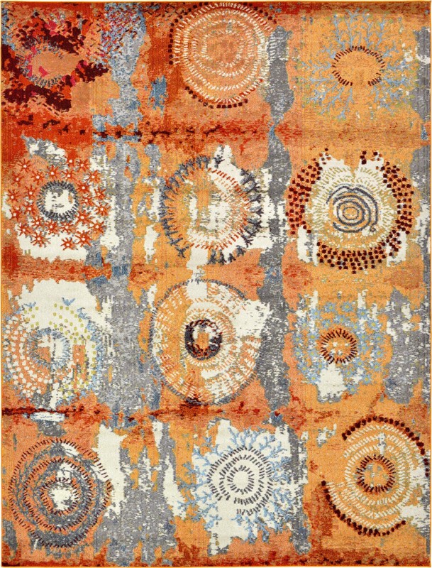 9' x 12' 2 Primrose · Abstract Washable Rug
