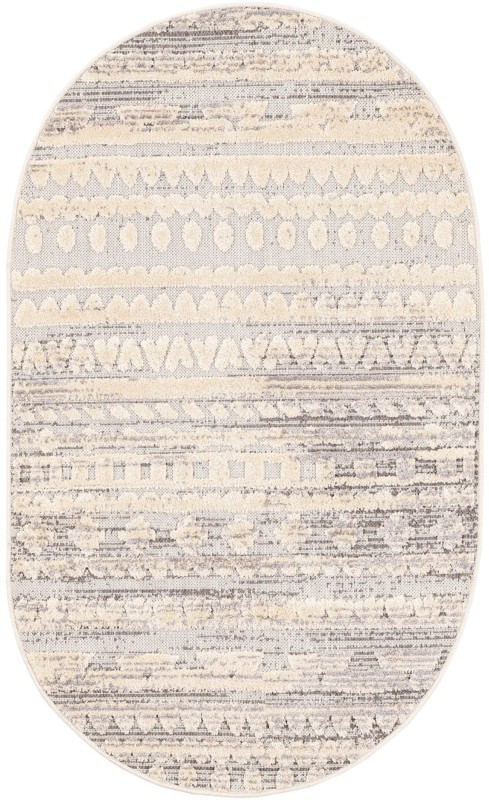3' 3 x 5' 3 Nightingale · Geometric rug, sandy beige