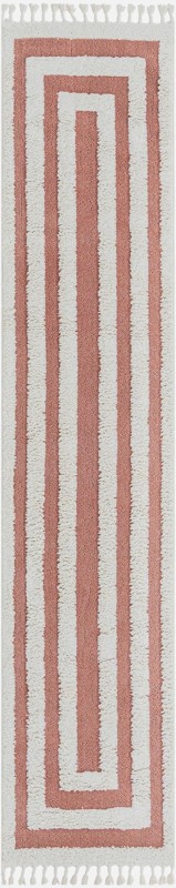 Rickard · Border rug, pink