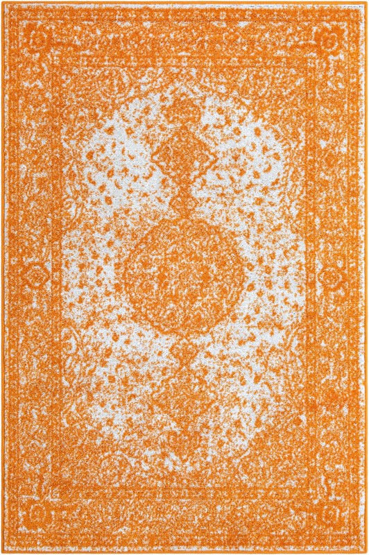 Eudora · Border rug, orange