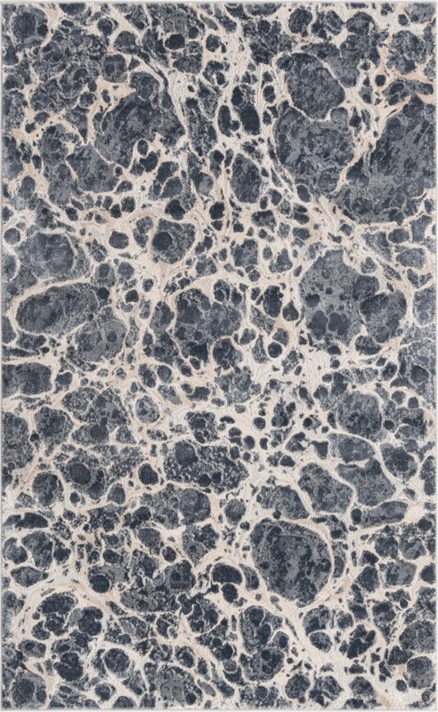 5' x 8' Lionel · Abstract rug, grey