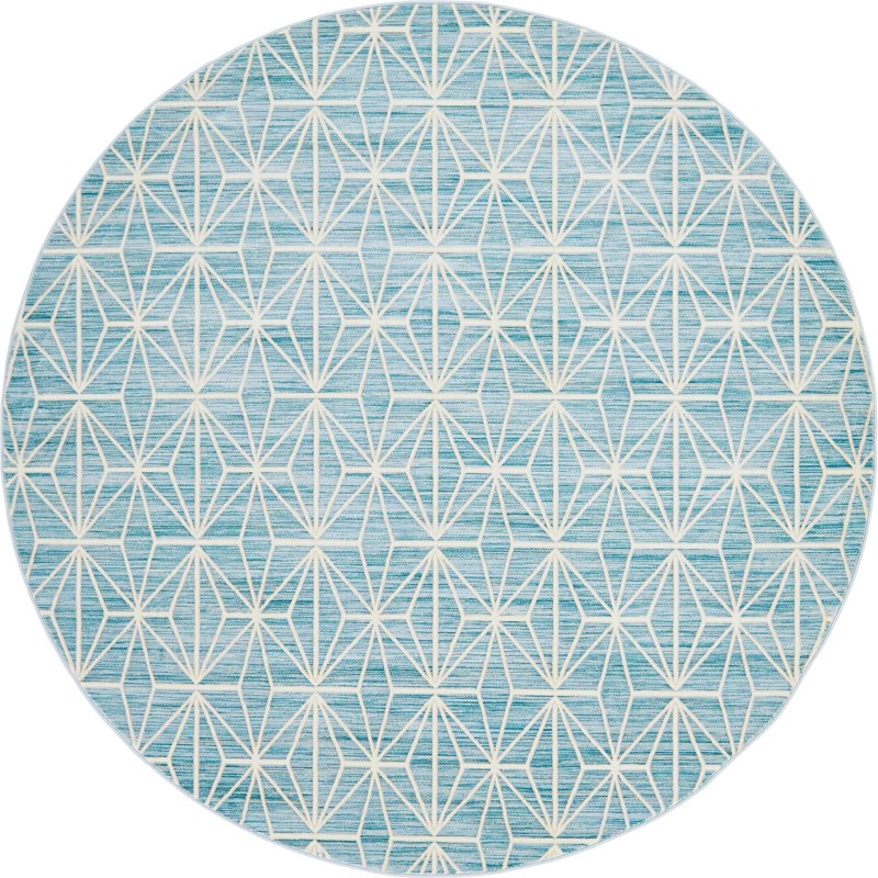 8' x 8' Deerbrush · Diamond rug