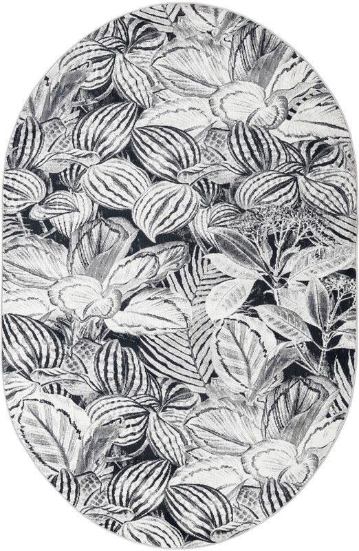 5' 3 x 7' 10 Herrick · Floral / botanical rug, charcoal
