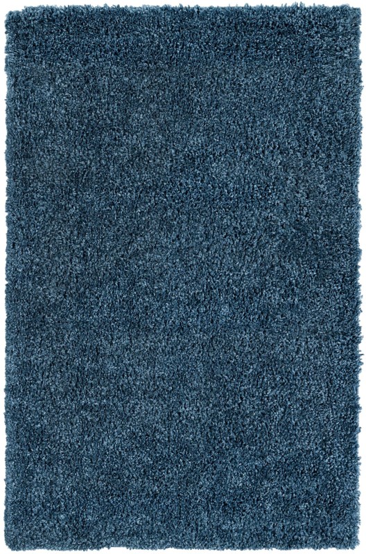 3' 10 x 6' Easton · Border Shag Rug, dblue